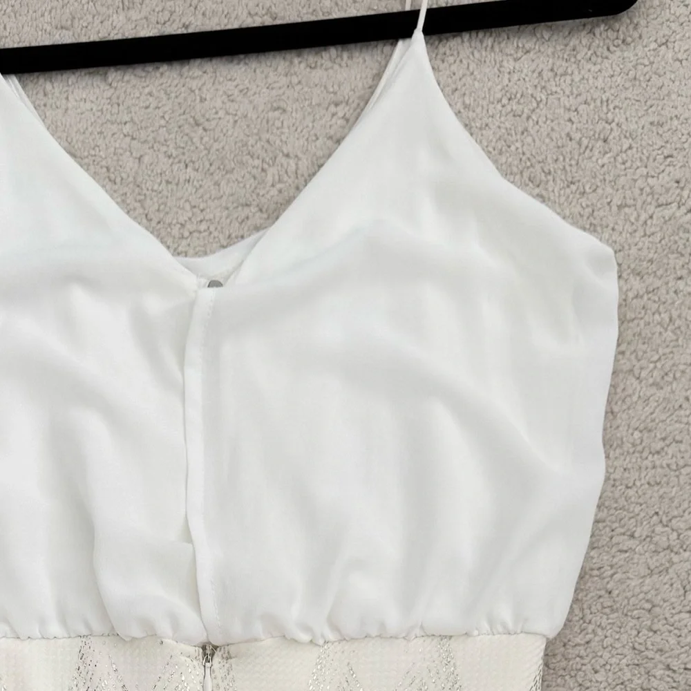ASOS TFNC London White Bodycon Dress Small - Picture 13 of 15
